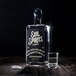 Evil Spirits Vodka is the first offering from Evil Spirits Distillery.