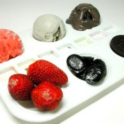 Ice cream in all shapes, flavours and sizes by thai ice cream designer, Prima Chakrabandhu Na Ayudhya from Bangkok.