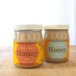 Adorable packaging concept for a small, all–natural apiary designed by Robin Hayashi.