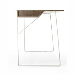 'Home' desk inspirated by classic school desk by French design Julie Arrivé.