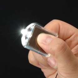 Cute tiny solar led flash light