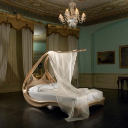 Designed by Joseph Walsh, Enignum canopy bed is the right place to sleep for perfect dreams. Or is a dream itself?