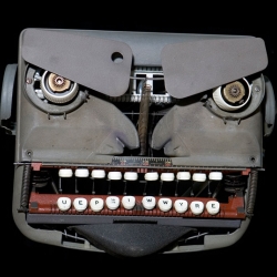 Typewriters Morph Into Creepy Sci-Fi Creatures, looks something out of Disney.