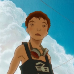 tekkonkinkreet movie is one of the finest manga of all times, the musica was composed by PLAID,  check out all the backgrounds they are unveliebable, i just love how they jump all the time
