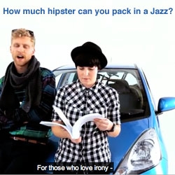 Hilarious video campaign by Honda Australia for the Honda Jazz...How much hipster can you pack into a Jazz?