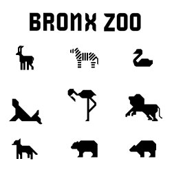 I'm not sure if this is going to move beyond the concept phase, but I love Studio Kudos' playful approach to the iconography of the different animals at the Bronx Zoo. 