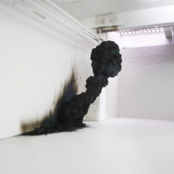 Olaf Brzeski's 'Dream - Spontaneous combustion' 2008, on show at Brussels' Palais des Beaux-Arts.