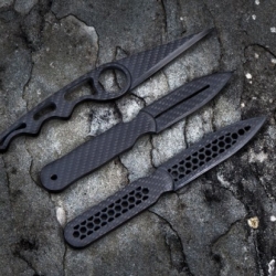 100% carbon fiber dagger knives that weigh an ounce or less.