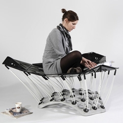 Life on a cloud... Movable seating area by Thomas Hiemann and Markus Dilger