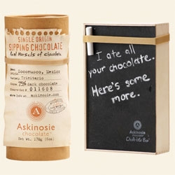 Interesting packaging for Askinosie Chocolate by Element Eleven.