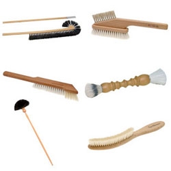 A nice collection of pretty household brushes.