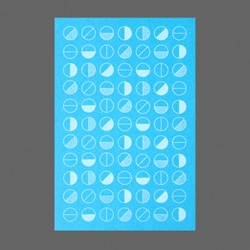 IQ Postcards by Alison Haigh - screenprinted postcard pack of patterns based on IQ tests.