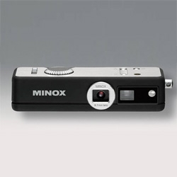 The Minox Agent M DSC DigitalSpyCam is a tiny digital camera - only 3.14" x 1.14" x 0.79". At 5 megapixels, it's a good little portable camera. 