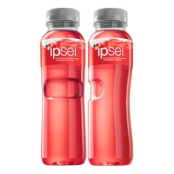 Gorgeous bottle design by Barber Osgerby for Ipsei - a non-carbonated fruit drink manufactured by Coca-Cola for the European market. The indented portion makes for an ergonomic design.