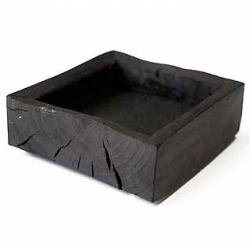 Besides just being gorgeous, Akihiro Kumagaya's Sumizara charcoal ashtray helps to deodorize the smell of cigarette smoke when they are put out.