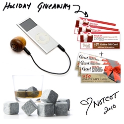 NOTCOT Holiday Giveaway #11 and #12 ~ Delight and Gent Supply Co. are giving 6 readers gift certificates!