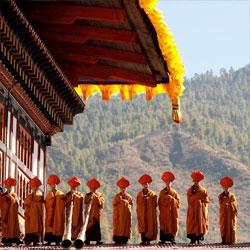 Images from the coronation of Bhutan's new king, currently the youngest monarch in the world. 