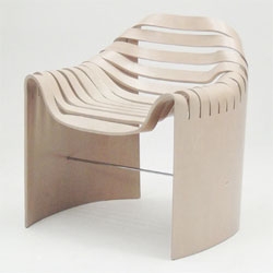 Nice molded plywood chair by Naruse Inokuma Architects for the Tendo Mokko furniture company.