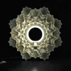 "Hadar" is a 3D light by French designer Cyril Afsa for Specimen Edition and Galerie BSL - Paris.
