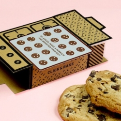Neenah's 'Power of Paper' packaging promotion has 10 different printed samples including a scratch-n-sniff cookie box.

