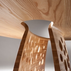 'Salcombe' wooden table by Irish designer John Lee.