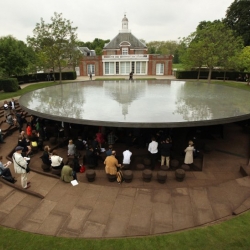 This year's Serpentine Pavilion in London by architects Herzog, de Meuron, and artist Ai Wei Wei, finally opens to the public June 1.  