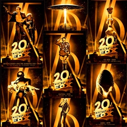 For its 75th anniversary 20th Century Fox is releasing its famous films throughout the year.  These releases will include limited edition anniversary posters. 