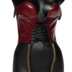 Baby Phat makes a corset out of Doc Martens to celebrate the brand's 50th anniversary.