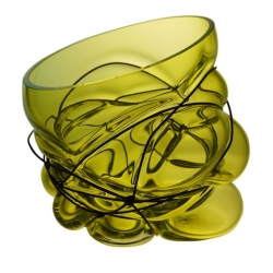 'Forced glass' sculptures by French designer Vanessa Mitrani.