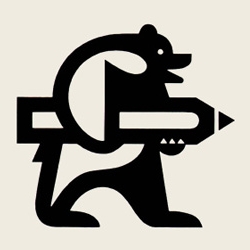 Fantastic international collection of animal-themed Mid-Century Modern logo trademarks, circa 1950s and 1960s.