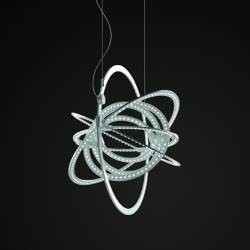 'Copernico 500' suspension by the designers Carlotta de Bevilacqua and Paolo Dell'Elce for Artemide.
