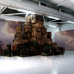 Videomapping Tower installation from Dominik Wieschermann.