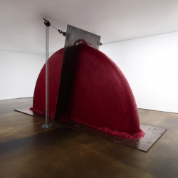 A large Anish Kapoor’s installation specially created for the Gallery Massimo Minini.