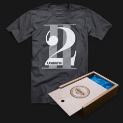 Limited Edition - Ugmonk 2nd Anniversary Collector's Set. Each tshirt comes in special reusable wooden box packaging with a numbered wooden coin.