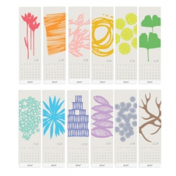 A calendar designed for a stylish 2009, by artist Susan Connor of Susy Jack*. On recycled cover stock and printed with soy inks, they are eco-friendly and made in the U.S.A.
