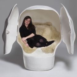 Joep van Lieshout of Atelier Van Lieshout creates some unusual skulls in which you can sit or sweat. Here's two of them, the Sensory Deprivation Skull and the Wellness Skull, which has a sauna inside!