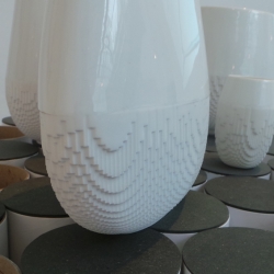 'Vases Evolution' by French designer Simon Naouri for 'Non sans raison'.