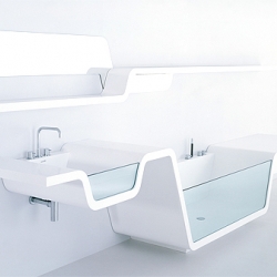 usTogether have some very slick and stylish bathroom designs. almost futuristic stuff