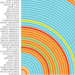 Artist Carolina Andreoli made this chart of her 317 friends, ranked by importance and color-coded by location.