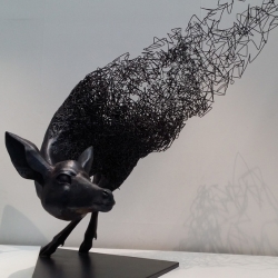 'The Night Stars Escaped' sculpture by Japanese artist Tomohiro Inaba for Tokyo Designers Week in Milano 2014. 