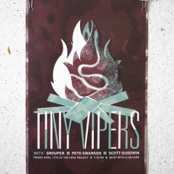 New gig posters and graphic design projects from Seattle based designer Trevor Basset.