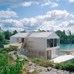 'Floating House' by MOS Architects on Lake Huron, Canada.