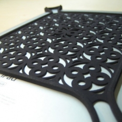 Wrap your iPad in 3D printed goodness. A custom pattern applied to the Canvas Wrap from jbare design.