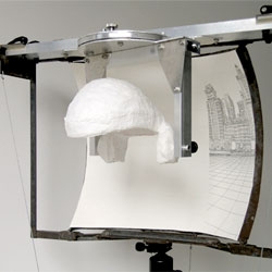 This incredible 3D drawing machine lets you draw in a different perspective. Designed by artists Ryan and Trevor Oakes.