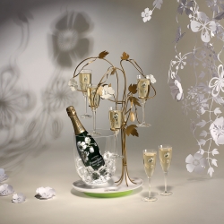 Tord Boontje: The Enchanting Tree for Perrier-Jouët. 'I wanted to create a functional object that evokes emotions and dreams. Here, utility is beautiful, and beauty has utility'.