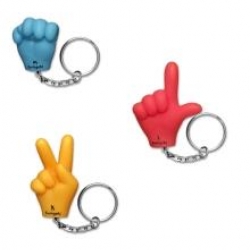 I saw these sign language keychains at a cute little novelty store this weekend. (: Not only are they fun and colorful, but the packaging (not shown) is really cool! They come packaged in a little plastic bubble. Pretty neat.