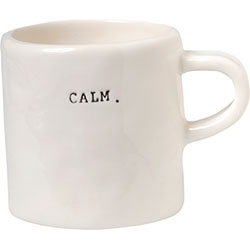 Don't panic that the 'calm.' mug is sold out. 