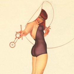how amazingly inspirational are the curvy 1950's pin-ups of George Petty ! Love them all