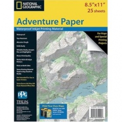 I'm craving Nation Geographic ADVENTURE PAPER - stick it through your inkjet, and it is water and tear proof!