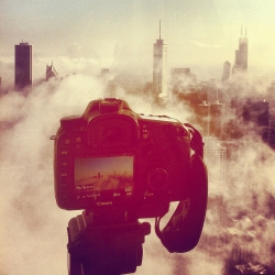 A Foggy Sunday in downtown Chicago - A time-lapse video filmed from a thousand feet up, captured by Craig Shimala.